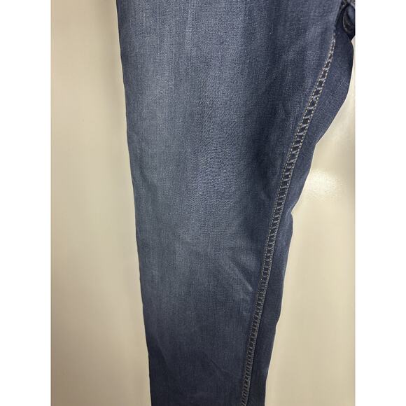 Hudson Sartor Relaxed Skinny Jeans Stretchy Blue Denim Sandblasted Men's Size 38 - Picture 3 of 13